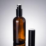 30ml Brown Glass Lotion Sub Bottle Essence Liquid Oil Pressing With Anodized