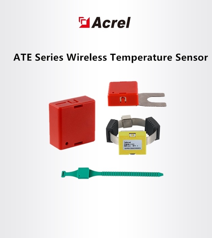 Acrel ATE400 Wireless Busbar Temperature Measuring Sensor Equipped In 3-35kv Switchgears