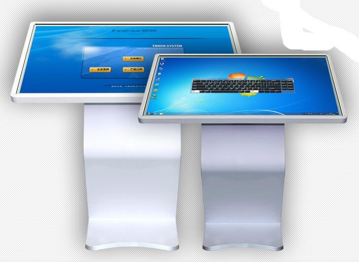 65 Inch Interactive Computer Kiosk LCDtouch Screen Kiosk 500nits