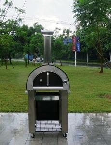 Quality 304S Stainless Steel Wood Fired Pizza Oven 70cm Outdoor Stainless Steel Pizza Oven wholesale
