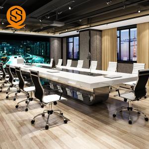 Quality Solid Surface Long Conference Room Table with 100% Repairable wholesale