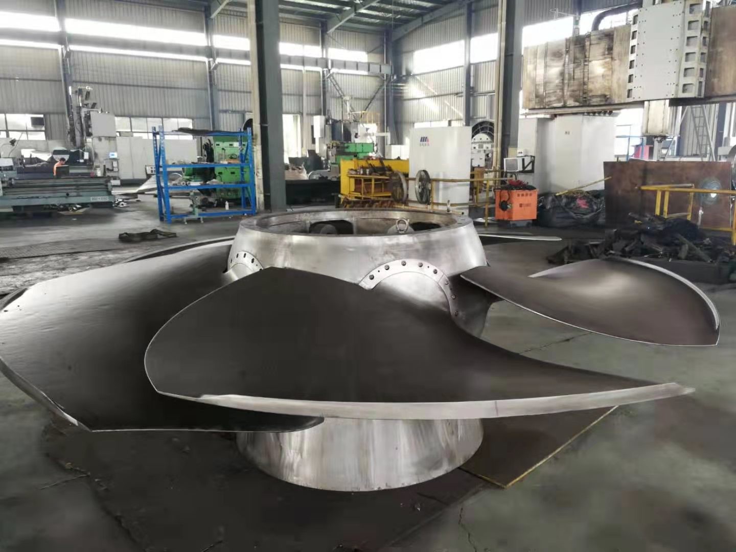 Brushless Excitation Low Head 1000kw Kaplan Turbine Generator