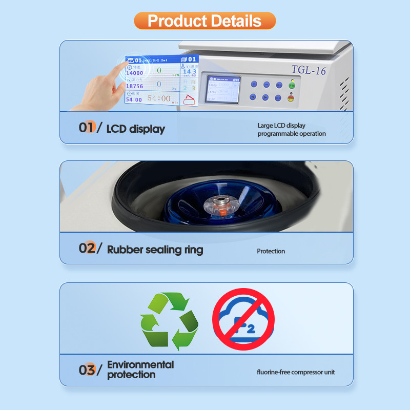 CenLee18C 1000ML horizontal centrifuge Intelligent Multifunction High-Speed Refrigerated Centrifuge