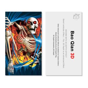 Quality Plastic PET 3D Flip Lenticular Card Printing For Hotel , Restaurant wholesale