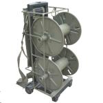 Portable Knapsack Fiber Optic Cable Reel Wit Wheels For LSZH TPU PE Cable