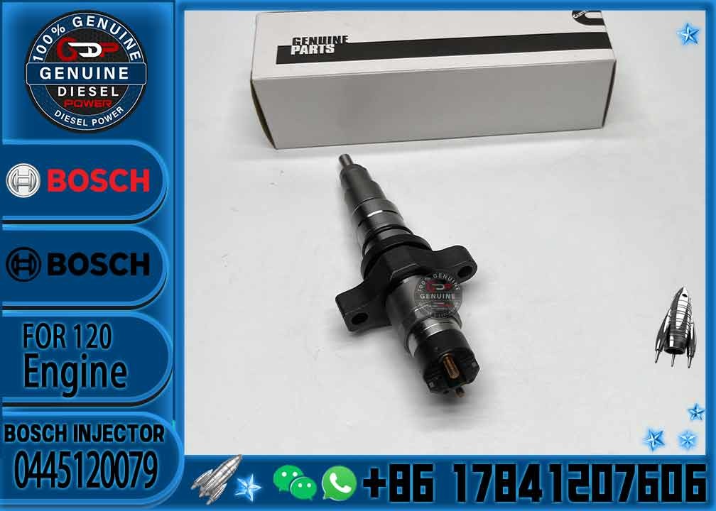 Diesel Fuel Injector 0445120079 504117273 504093216 Injector For Case New Holland Iveco Common Rail Injector 0445120079