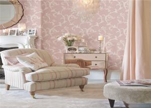 Quality Non Woven Embossing Country Style Wallpaper Mould Proof For Home Decoration wholesale