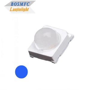 Quality Small View Angle 30 Degree 60 Degree 6000mcd Blue 2835 SMD LED With Dome Lens For Traffic LED Signs wholesale