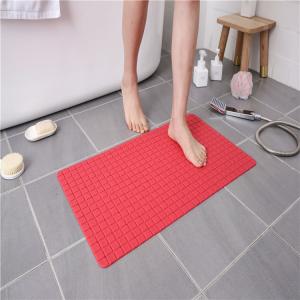 Quality Red Non Slip PVC Shower Tub Mats Bathroom Tub Waterproof Bath Rugs wholesale