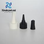 Squirt Bottle Lids Black White Twist Lug Off Jar Lid Cap Bottles Plastic Spout