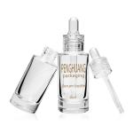 transparent dropper glass bottle for serum 30ml