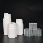 Personal Care White Plastic Lotion Airless Pump Bottle