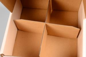 Quality Four Parts Corrugated Display Boxes Space Saving Various Size ISO Certificate wholesale