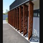 Garden Exterior Aluminum Privacy Fence Trellis Heat Insulation