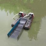 15m3/H,35Kw Power, 4.5m Length ,Steel,Mini Rotary Movable,Gold collection boat