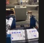 Used Plastic Woven Bags OPP Film Double Sided Automatic Plate Coating Laminating