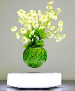 Quality hotsale magnetic levitation floating bottom green pot air bonsai wholesale