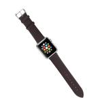 Watch band for Iwatch Series 5 4 3 Lizard Pattern Cow Genuine leather Black