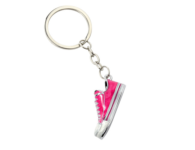 Skateboard Shoes Cute Metal Keychain Filling Key Holder Zinc Alloy Material