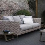 Leisure Aluminium PE Rattan Outdoor Garden Backyard Sofa sets wicker Patio sofa