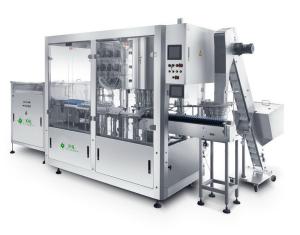 Quality 5-30ml Slim Plastic Bottle Unscrambling, Air Rinsing,Filling, Capping and Packaging Line wholesale