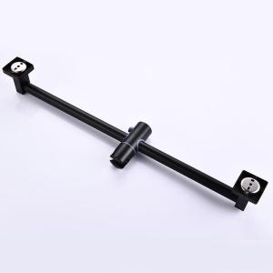 Quality Black Brushed Stainless Steel Bathroom Accessories Bathroom Shower Slide Bar Dirty Resistant wholesale