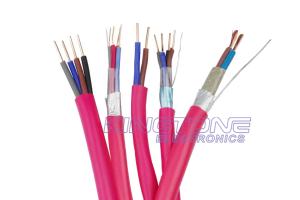 Quality FRLS Unshielded 0.75mm2 Fire Resistant Cable , Bare Copper with 5.90mm Jacket wholesale