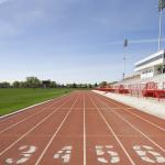 Permeable Eco Sports Flooring 400M Non Poisonous Athletic Running Track