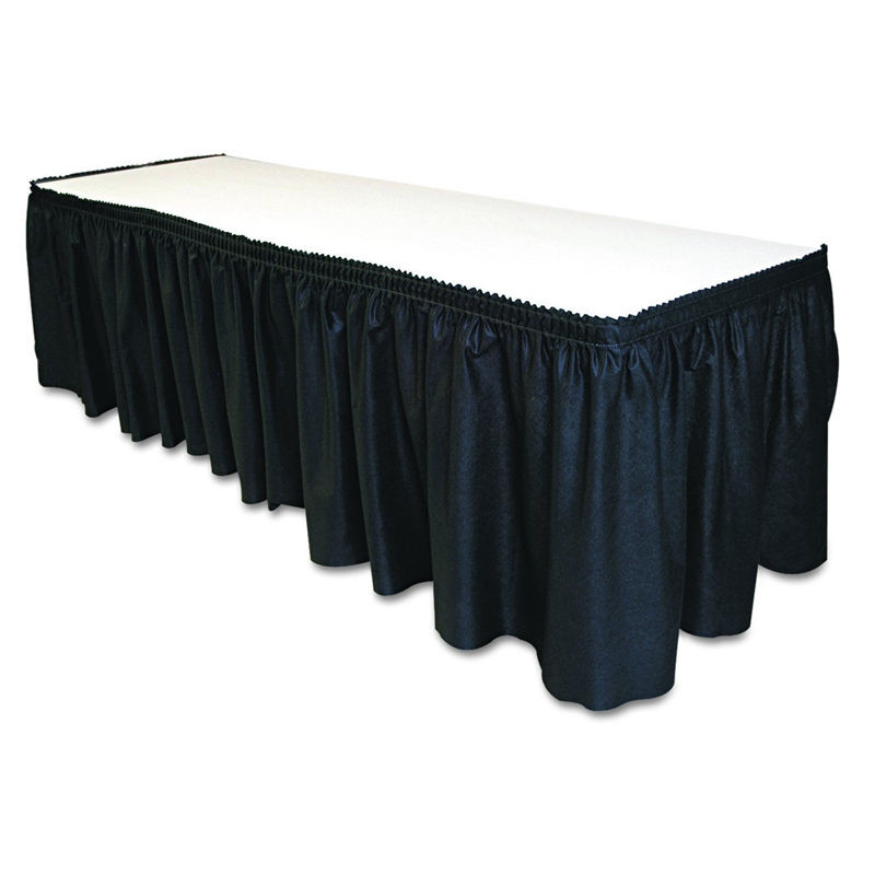 Modern Disposable Plastic Table Skirts For Dessert / Buffet Table Decoration