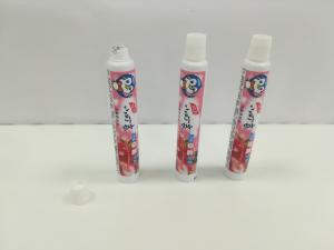 Quality 50g Laminated Children Toothpaste Tube Packaging Conical Ribbed Screw On Cap wholesale