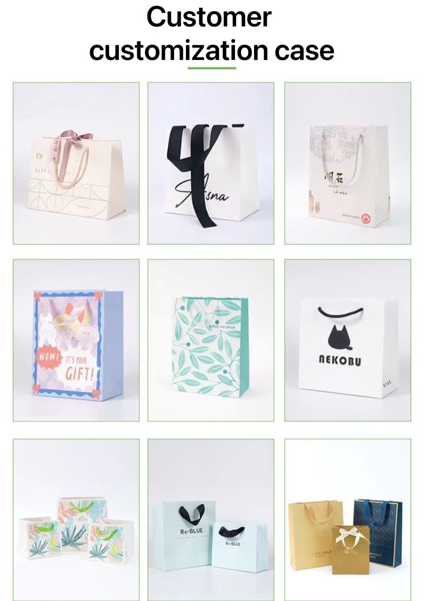 190gsm To 350gsm Apparel Paper Bag Shoes And Clothing Packaging