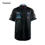 Summer Casual Wear Custom Sublimated Short Sleeve Men's Shirt for Motorcycle