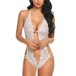 Open Crotch Sexy Transparent Lace Sleepwear Passion Midnight Charm Lingerie