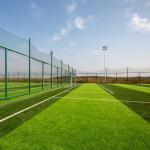 Outdoor Nursery Football Artificial Grass 50mm PE Field Green