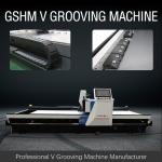 Touch Screen High Speed V Grooving Machine For Kitchen Cabinet Stainless Steel