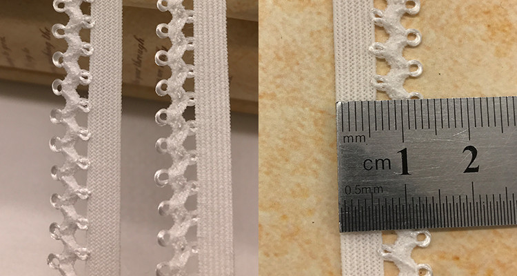 Underwear Nylon Polyester Webbing Spandex Elastic Waist Band , Breathable Soft Bulk Elastic Band Webbing