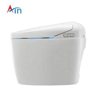 Quality Ceramic Bathroom Smart Toilet Automatic Operation , Round Toilet Bowl Shape wholesale