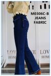 58 59" Width 9.8oz 99 Cotton 1 Elastane Indigo Dyed Denim Fabric Yarn