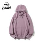 Embroidered Blank Felpa 80% Cotton 280g Sweatshirts Fitted Heavy Men Pullover