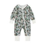 In Stock 2023 Bamboo Viscose Baby Sleep Rompers Organic Bamboo Baby Romper