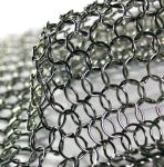 SHUOLONG Metal Mesh Curtain Stainless Steel Ring Mesh Metal Mesh Fabric