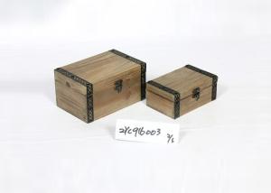 Quality Dark Brown Stained Wooden Box Cabinet wholesale