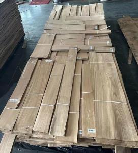 Quality 0.50mm White Oak Wood Veneer Furniture Grade AB slight corrugation wholesale