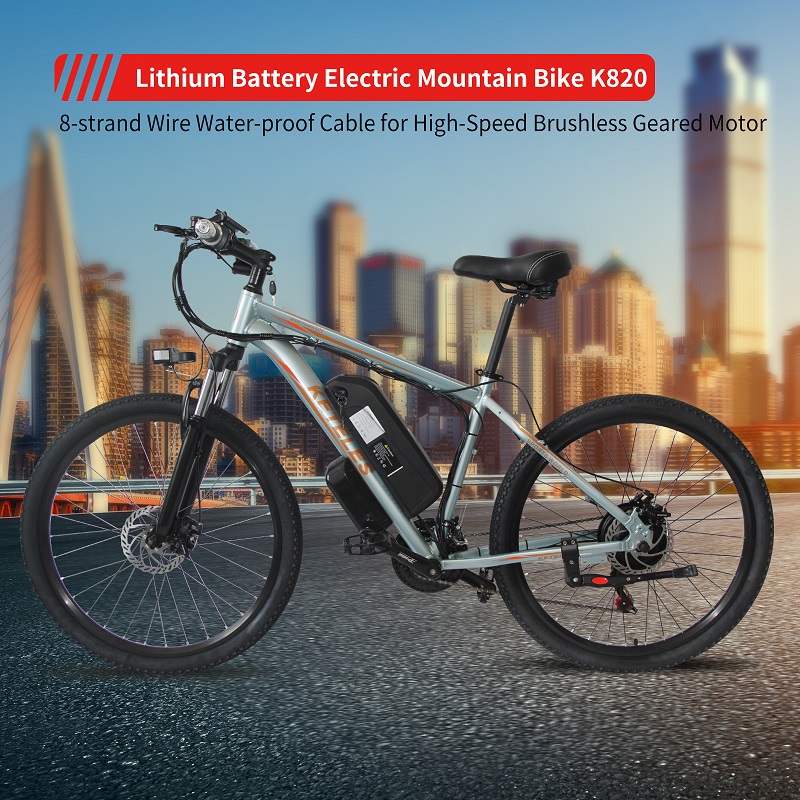 500w Electric Mountain Bike , 26"X1.95" Battery Assist Mountain Bike 13AH
