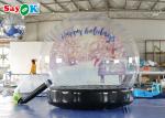 PVC Christmas Ornaments Inflatable Snow Globe For Outdoor Advertising