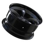 24 Inch 5x130 Black Wheels