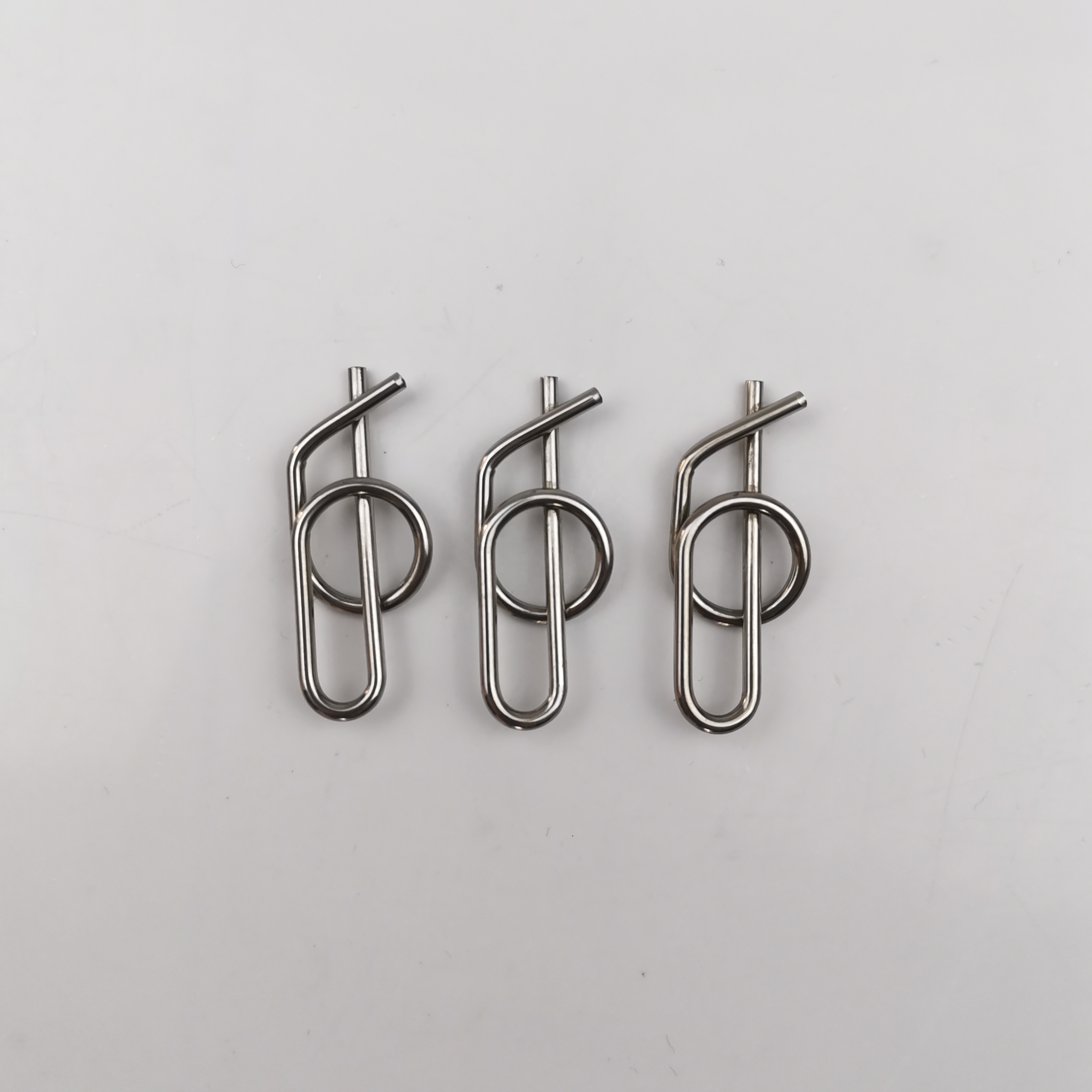 Silver 304SS Universal Rue Clip Stainless Steel 3/8" Jacobs Ladder Pin Quick Release Clevis Clip Sprint Car