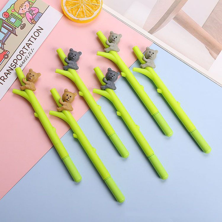 Gel-Ink Cactus Shape Pen Writing Length 240M Cute Novelty Gift for Girls and Students
