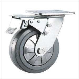 Quality rubber caster wheels heavy duty wholesale