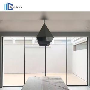 Quality Room Aluminium Sliding Doors Soundproof Waterproof Bifold Sliding Glass Doors wholesale